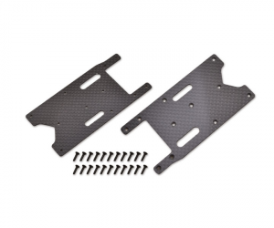 JQ Carbon Fiber 1mm Rear Arm Braces with Screws