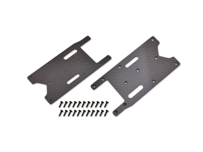 JQ Carbon Fiber 1mm Rear Arm Braces with Screws