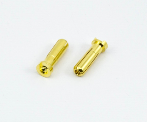 5.0MM BULLET CONNECTOR MALE (2PCS)