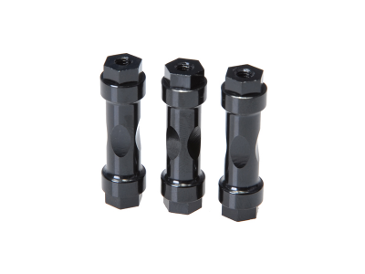 CNC Wingmount Posts (3pcs Black)