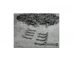 1/10 Body Clips Kit 8 PCS Black