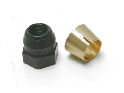 Clutch Nut and Collet (3-shoe) by JQRacing