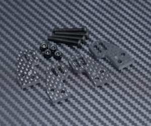 CNC Rear Hub Carbon Fibre Link Plate #1