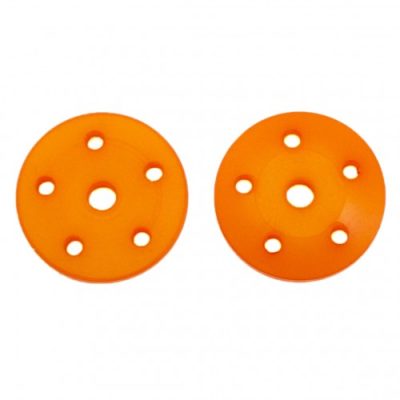 16MM CONICAL SHOCK PISTONS ORANGE (5X1.6MM) (2PCS)