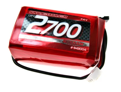 NOSRAM HUMP RX ONLY 7.4VAM VTEC LIPO 2700 RX PACK