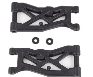 RC10B74.2 FT Front Suspension Arms, gull wing, carbon