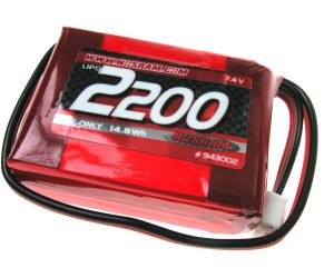 NOSRAM NOSRAM LIPO 2200MAH RX PACK 7.4V SMALL HUMP