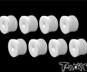 TWORKS 2.2" 12mm Hex Rear Wheel White - 8 Pack