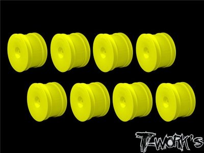TWORKS 2.2" 12mm Hex Rear Wheel Yellow - 8 Pack