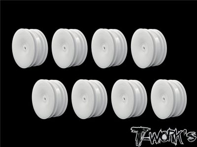 TWORKS 2.2" 12mm Hex Front Wheel White 2wd 8pcs