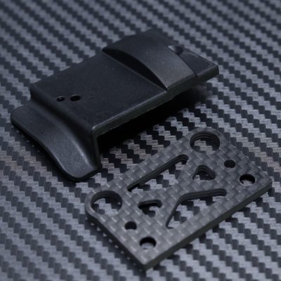 Centre Diff Mount Plastic Cover and Carbon Fibre Plate for Mayako MX8 (-21)