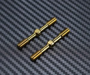 Steel 43mm Front Upper Arm Turnbuckle 2pcs for Mayako MX8 (-21)