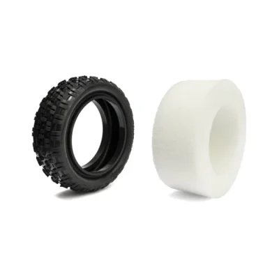 HOT RACE TYRES 1/10 Tyres Astro /Carpet 4WD Medium Front