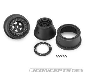 Starfish Mambo, beadlock - Slash | Bandit, DR10 Street Eliminator 2.2 x 3.0 12mm hex rear wheel - (black), Fits - #3117 / #3092 tire