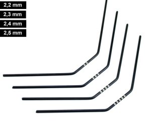 ULTIMATE FRONT ANTI-ROLL BAR SET FOR MUGEN, ASSOCIATED, XRAY (4PCS)