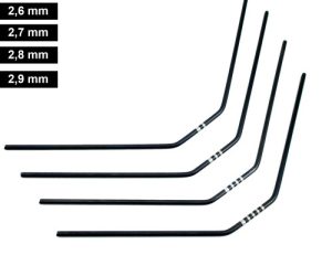 ULTIMATE REAR ANTI-ROLL BAR SET FOR MUGEN, ASSOCIATED, XRAY (4PCS)