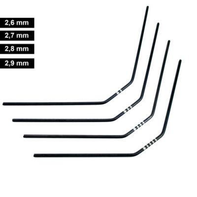 ULTIMATE REAR ANTI-ROLL BAR SET FOR MUGEN, ASSOCIATED, XRAY (4PCS)