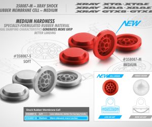XB8 SHOCK RUBBER MEMBRANE CELL - MEDIUM (4) - XY358087-M
