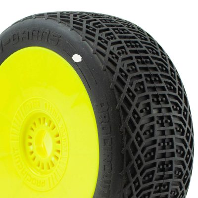 I-BARRS v3 BUGGY C1 (SUPER SOFT) PRE-MOUNTED YELLOW (2pcs.)