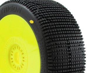 TRIGON v3 BUGGY C2 (SOFT) PRE-MOUNTED YELLOW (2pcs.)
