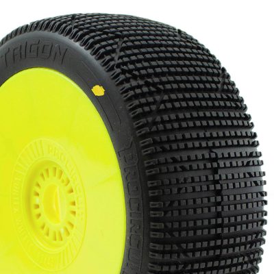 TRIGON v3 BUGGY C2 (SOFT) PRE-MOUNTED YELLOW (2pcs.)