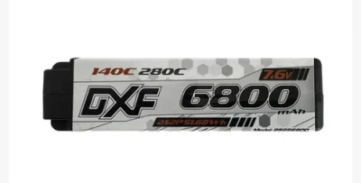 DXF Power Platinum 2S Shorty Race Packs 7.6V (Hv) 140C/240C 6800Mah