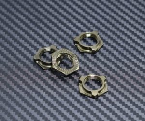 Lightweight Knurled Wheel Nut 4pcs for Mayako MX8 (-22)
