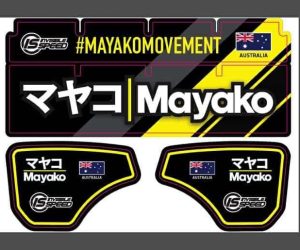 MAYAKO WING WRAP - BLACK/YELLOW