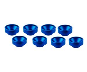 M3 ALUMINUM SERVO WASHER BLUE (8 pcs)