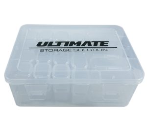 ULTIMATE PLASTIC BOX W/ 5 MED & 32 SMALL INNER BOXES
