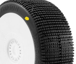 TRIGON v3 BUGGY C2 (SOFT) PRE-MOUNTED WHITE (2pcs.)