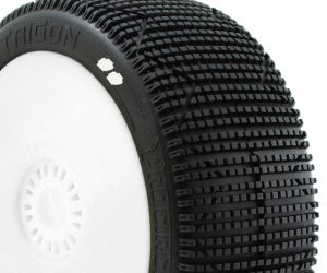 TRIGON v3 BUGGY S1 (SUPER SOFT) PRE-MOUNTED WHITE (2pcs.)
