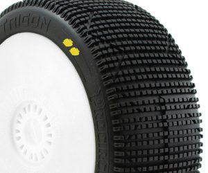 TRIGON v3 BUGGY S2 (SOFT) PRE-MOUNTED WHITE (2pcs.)